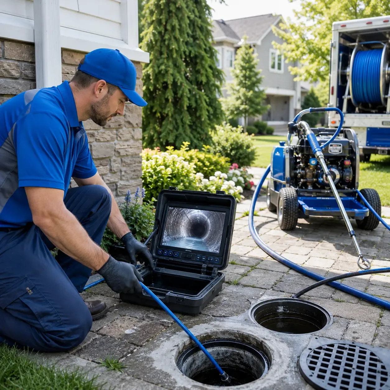 Outdoor drain cleaning professionals serving Providence Forge, VA